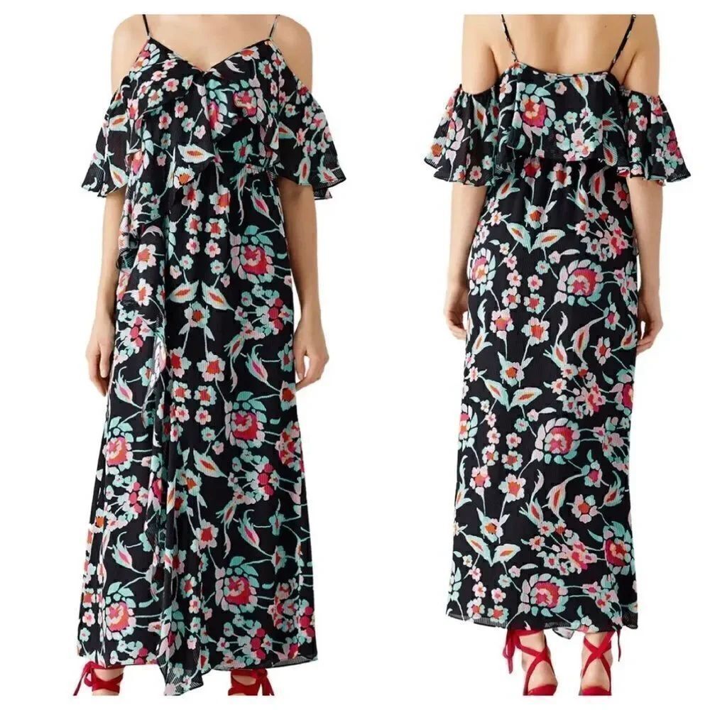 Tanya Taylor Printed Loreda Floral Dress